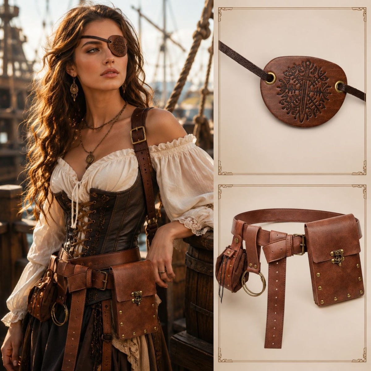 Costumes - Cintos, bolsas, máscaras para os olhos