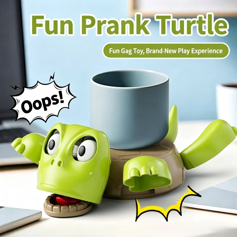Prank Toys - Porta-Copos Tartaruga Engraçado Brinquedo De Pegadinha
