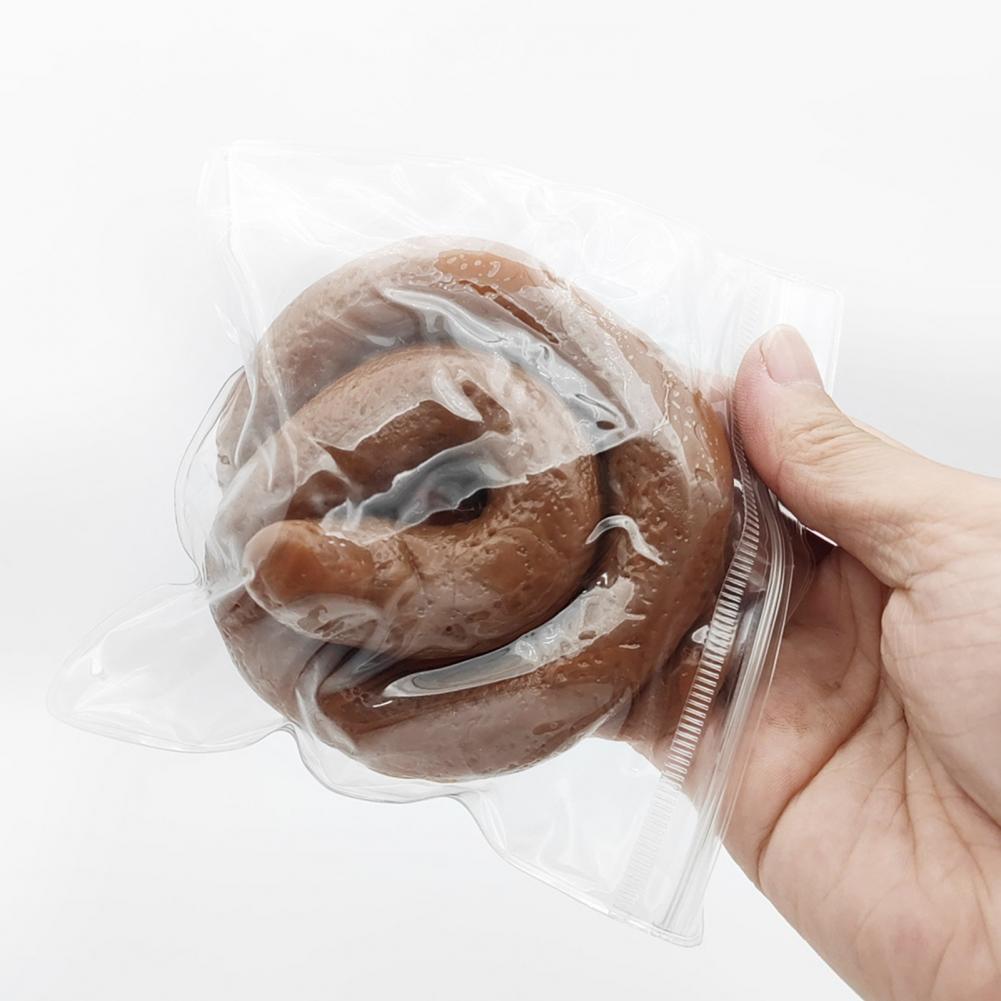 Fake Poop Gag Gift - Brinquedo de cocô simulado macio, brinquedo