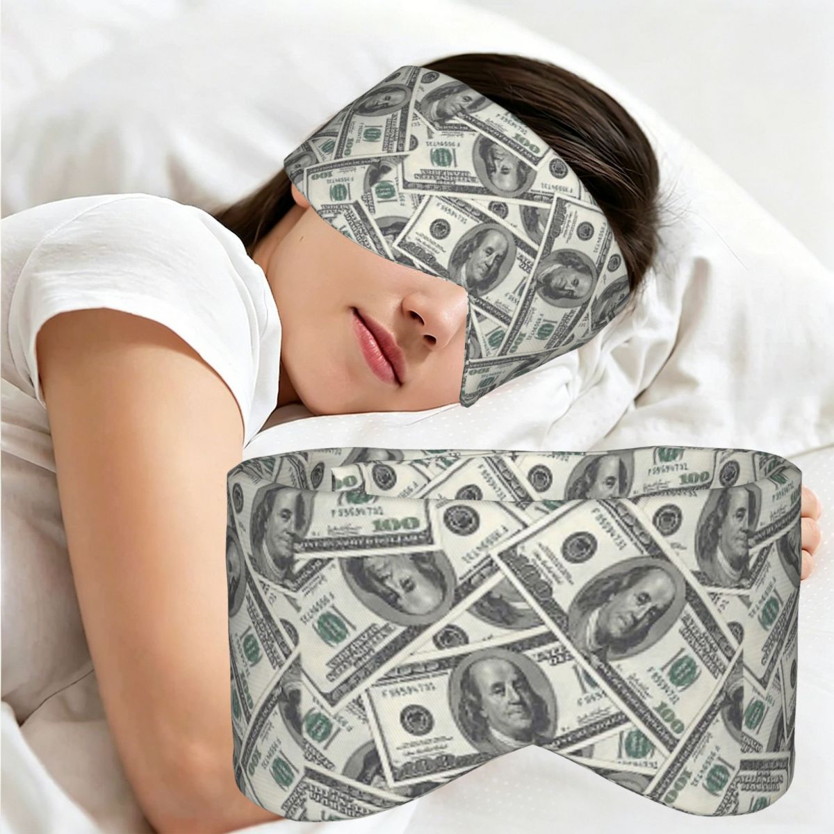 Novelty Gifts - Máscara de dormir Rich Money Novelty