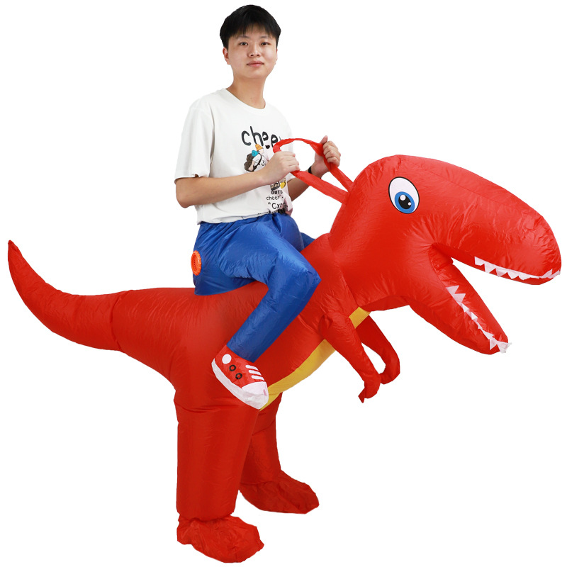 Adulthot crianças verde infláv - Inflatable Dinosaur Costume Adult avaliação e preço