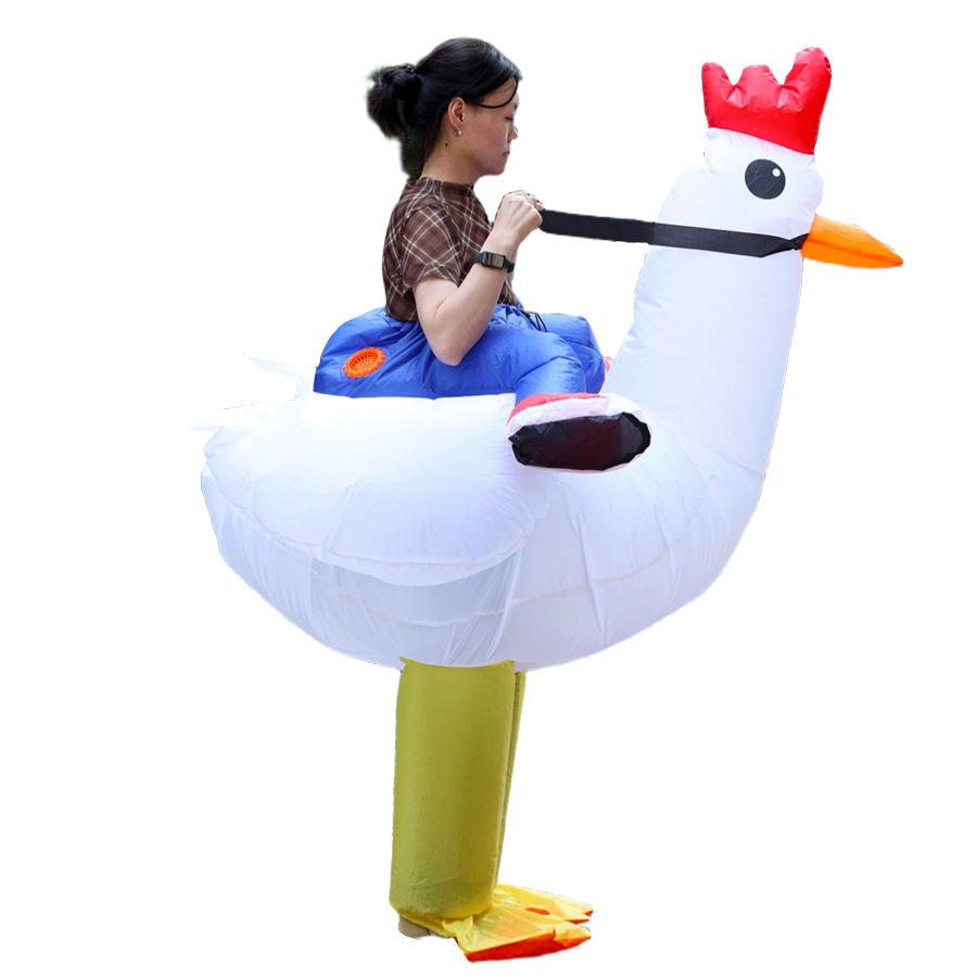 Fantasia Inflável de Galinha e - Costumes avaliação e preço