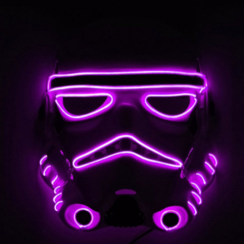 Máscara noturna para festa de  - Led Purge Mask Halloween avaliação e preço