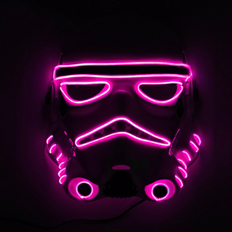 Máscara noturna para festa de  - Led Purge Mask Halloween avaliação e preço