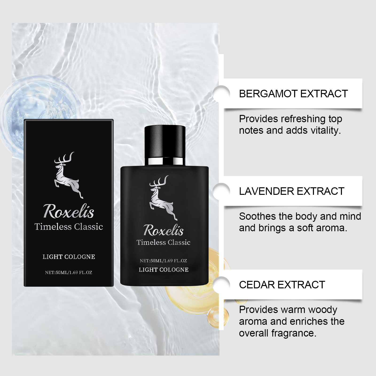 Charm Classic Cologne para Hom - Novelty Gifts avaliação e preço