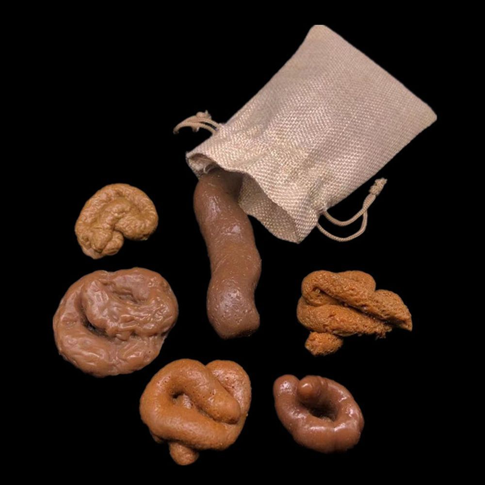 6 Peças de Brinquedos de Pegad - Fake Poop Gag Gift avaliação e preço