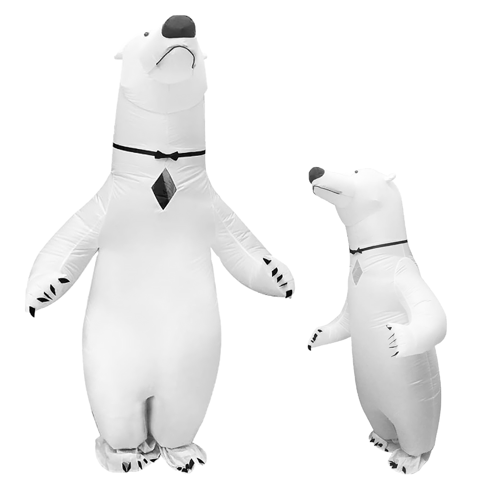 Urso polar trajes infláveis ad - Inflatable Dinosaur Costume Adult avaliação e preço